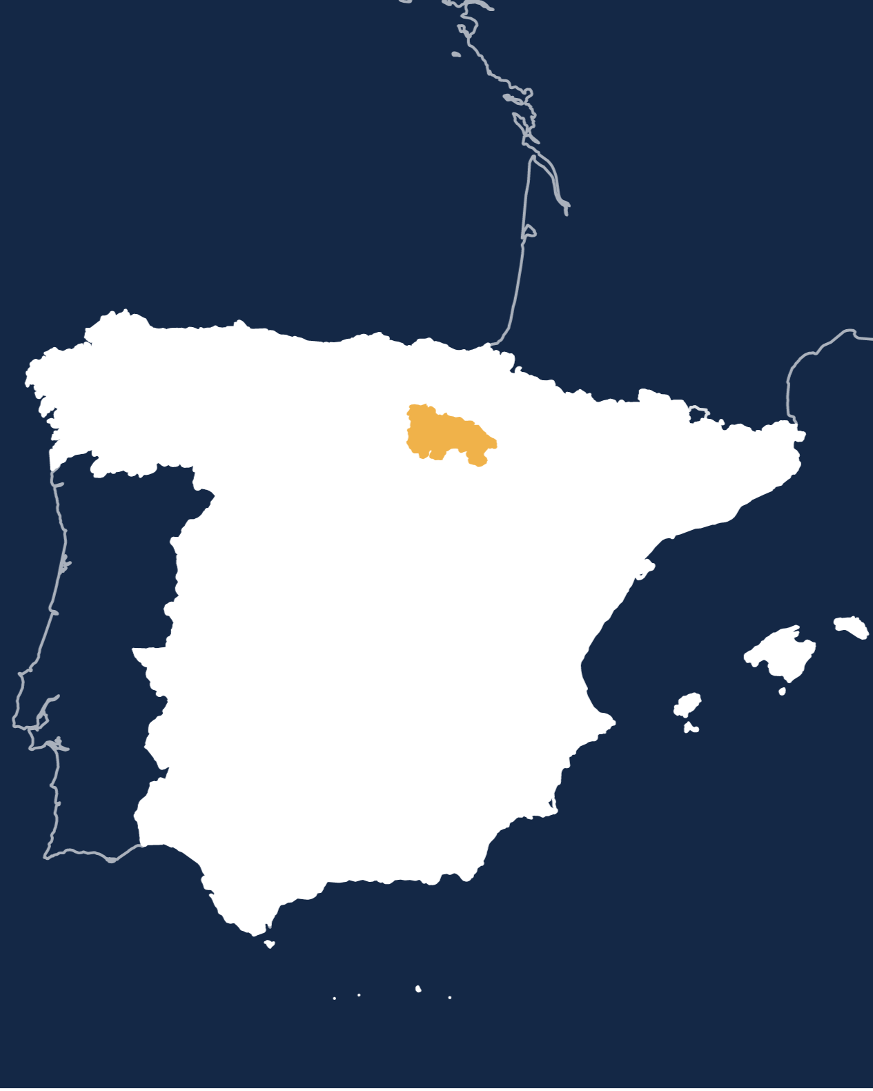 Map of Rioja